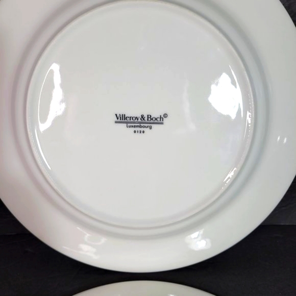 Villeroy & Boch Rialto Rim Design Dinner Plates 10.5\
